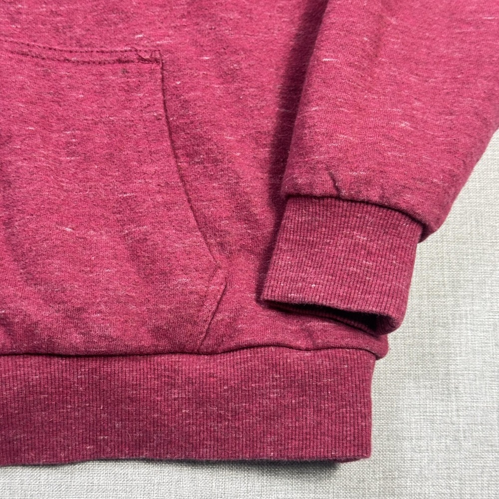 Ariat REAL Hoodie Women Small Red Full Zip Lined Sherpa Faux Fur Kangaroo Pocket - Picture 6 of 10